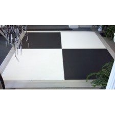 4x4 Black and White Dance Floor Panels